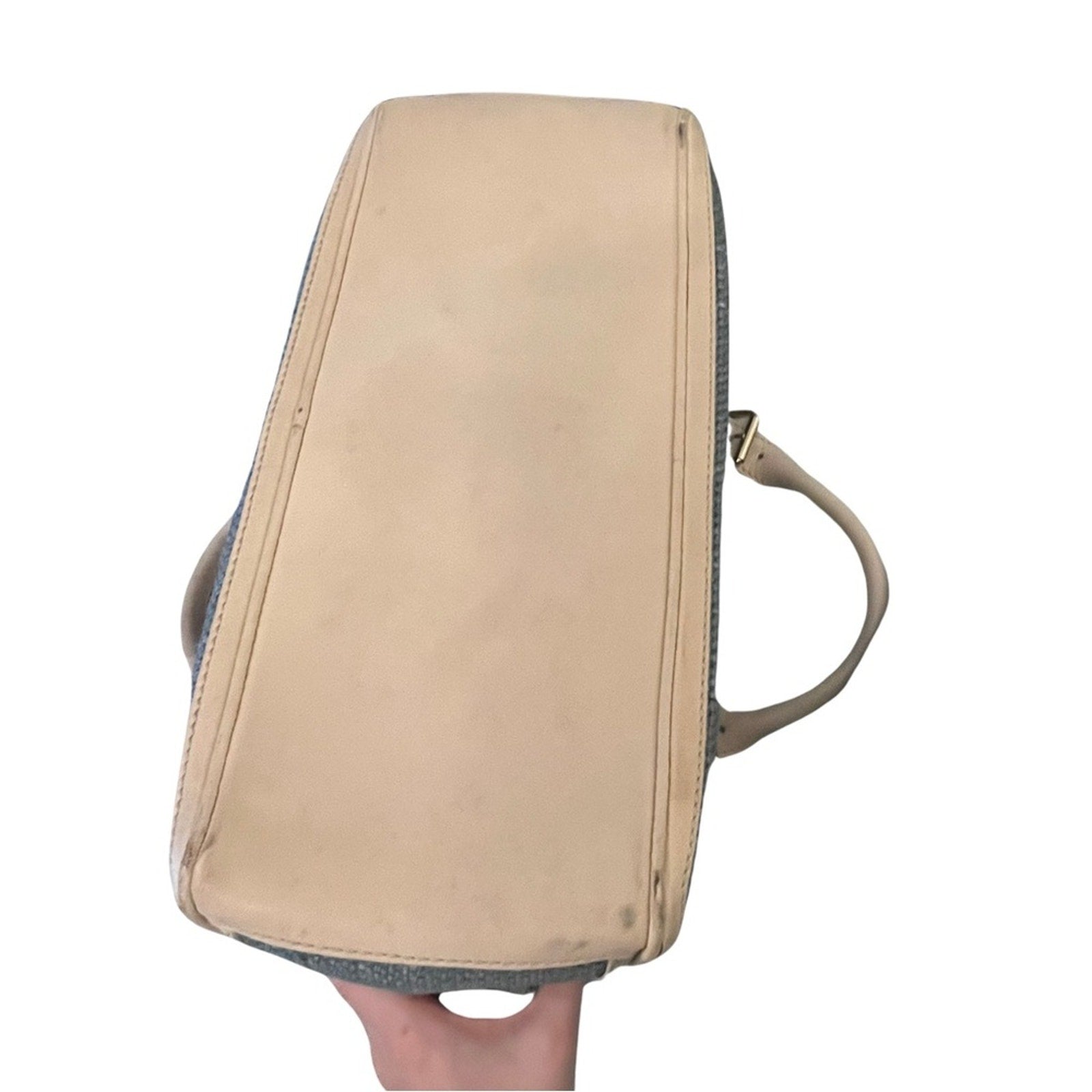 Celine Green Weave Boogie Satchel