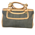 Celine Green Weave Boogie Satchel
