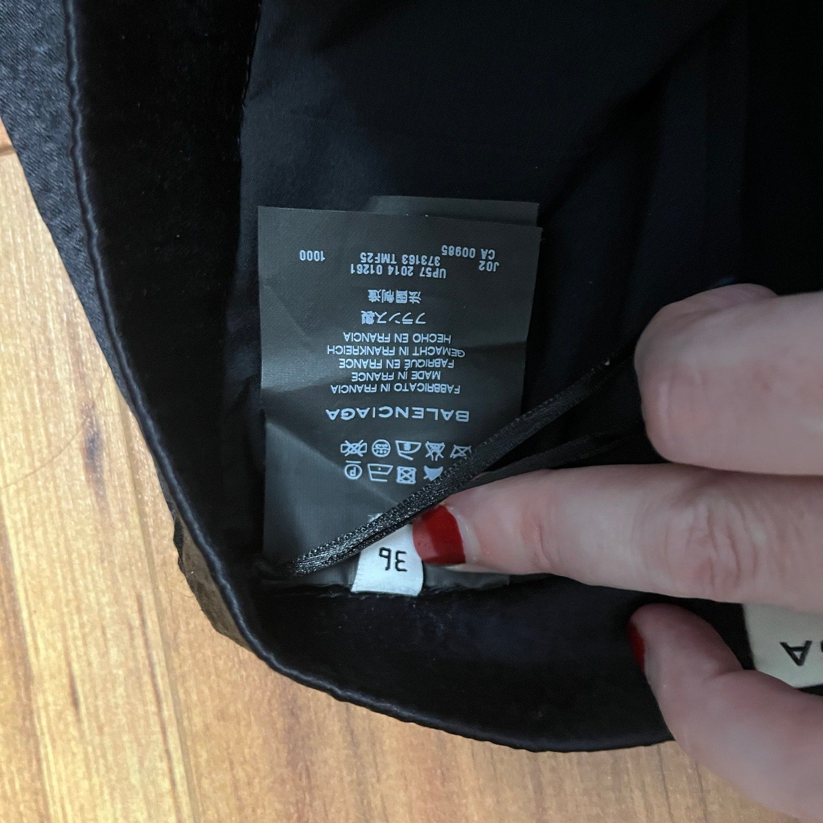 Balenciaga Black Midi Skirt