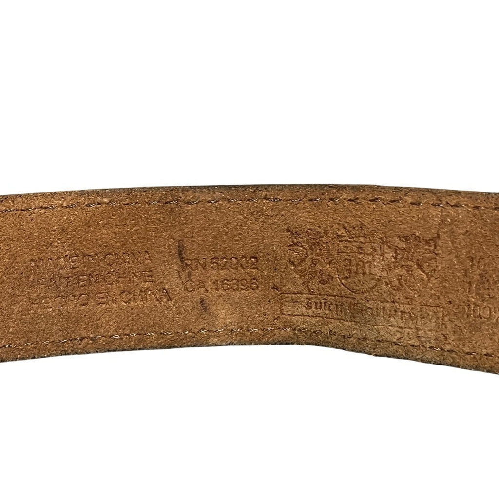 Juicy Couture Y2K Vintage  Brown Leather Belt