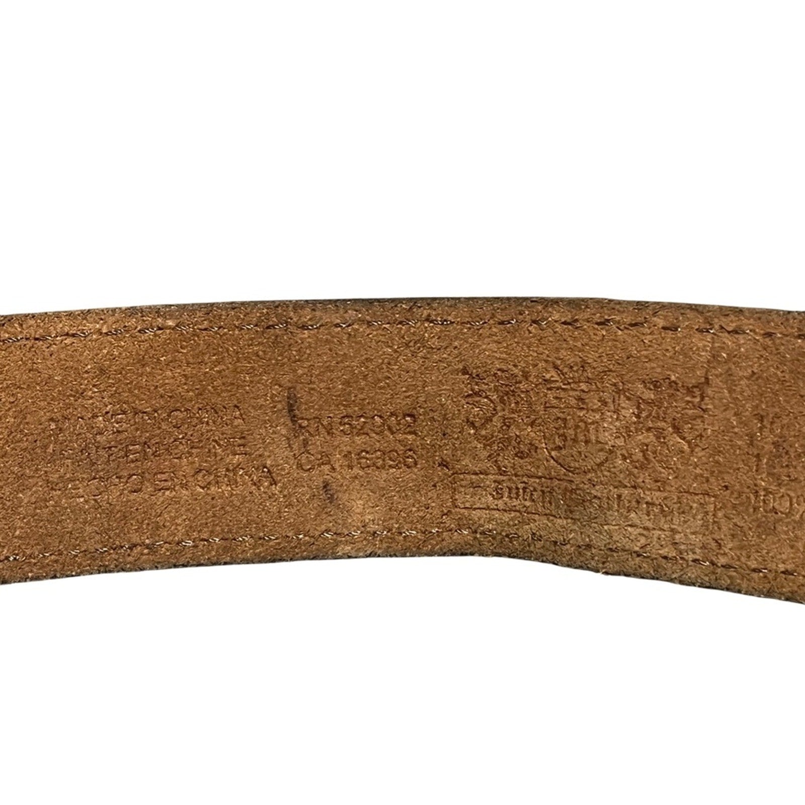 Juicy Couture Y2K Vintage  Brown Leather Belt