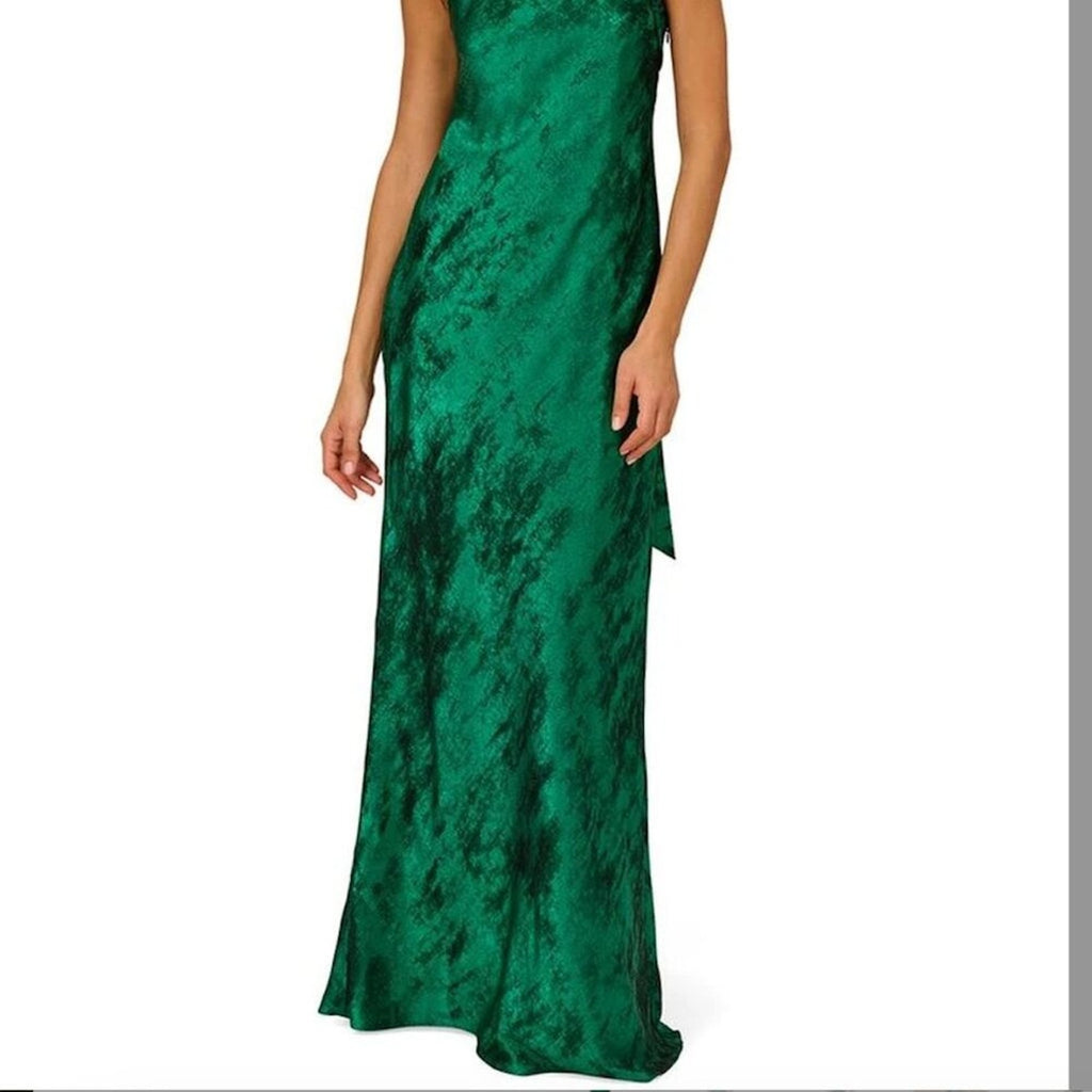 Aidan Mattox Halter Mermaid Gown