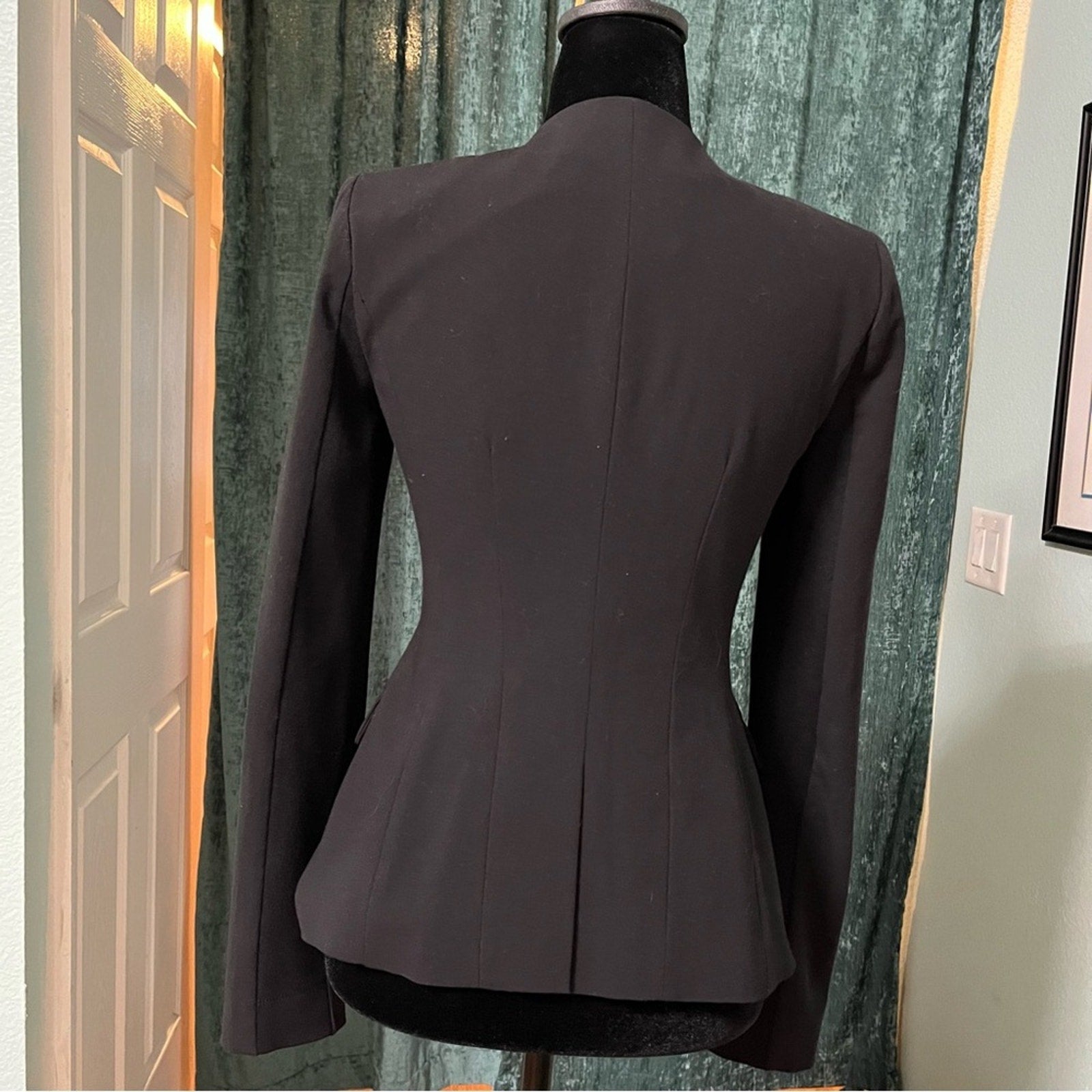 BCBGMaxAzria Black Blazer Tailored Suit Jacket