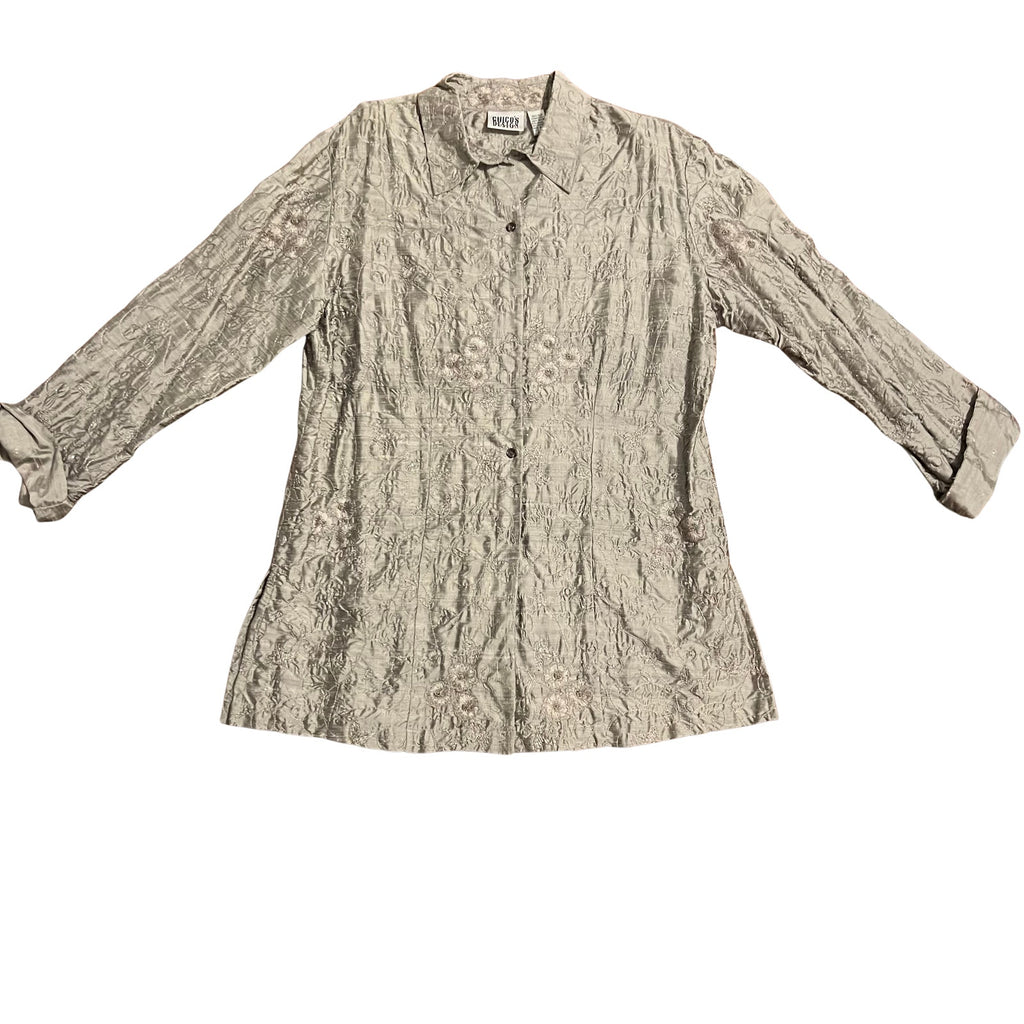 Silk Embroidered Bali Jacket
