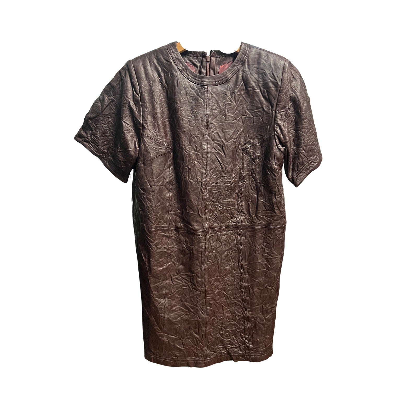Zadig & Voltaire Brown Leather Dress New with Tags