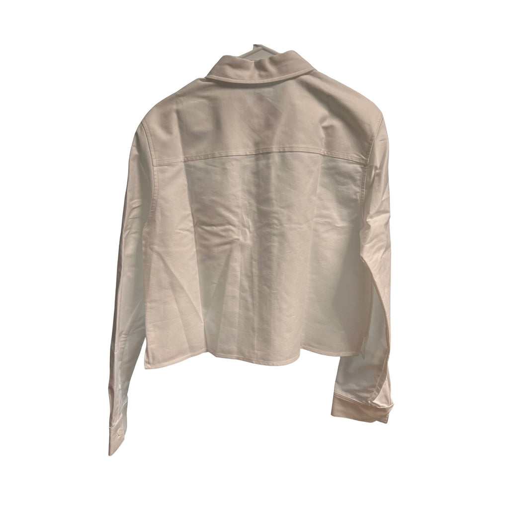 MCM Cropped Oxford shirt white NWT