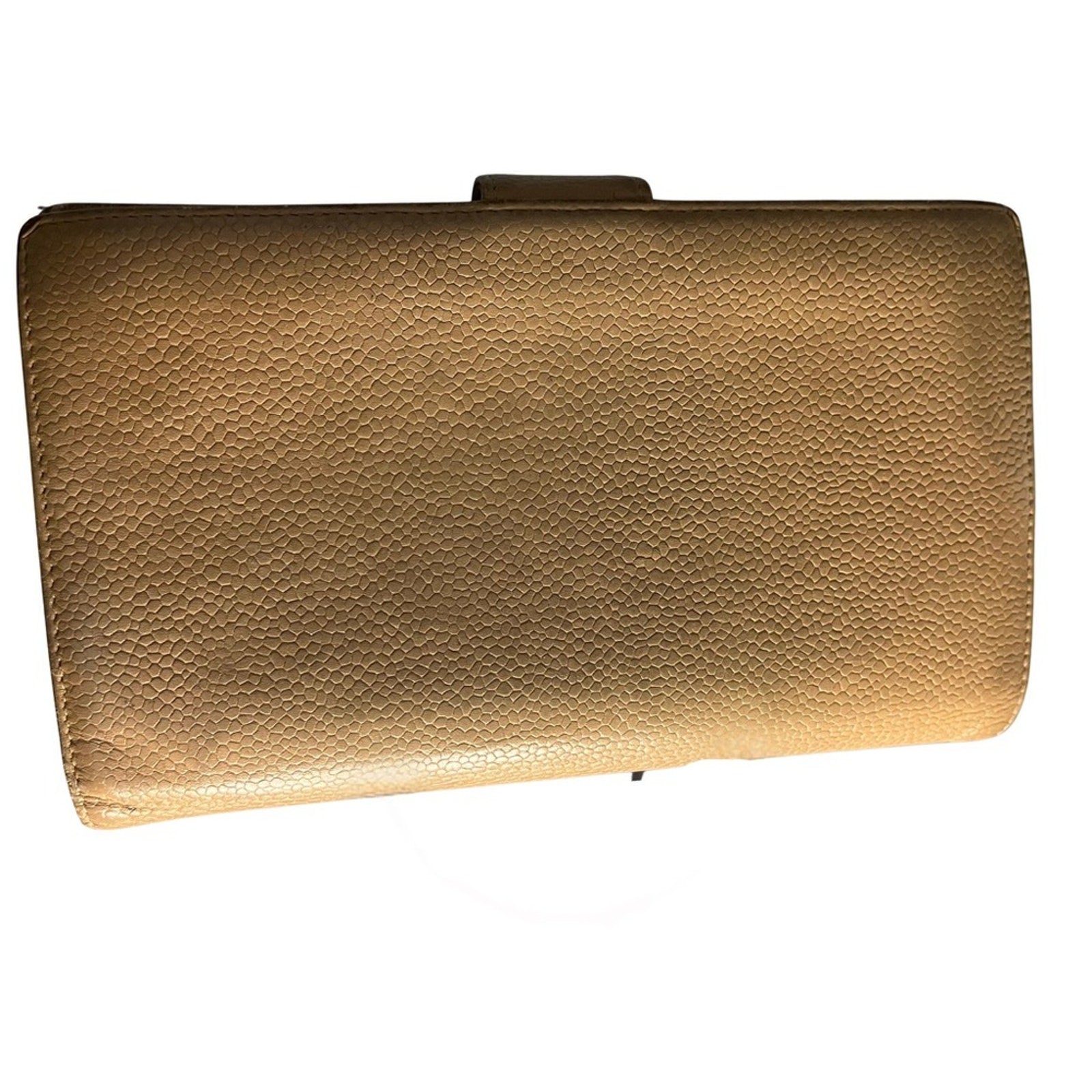 Chanel Camel Bifold Leather Wallet