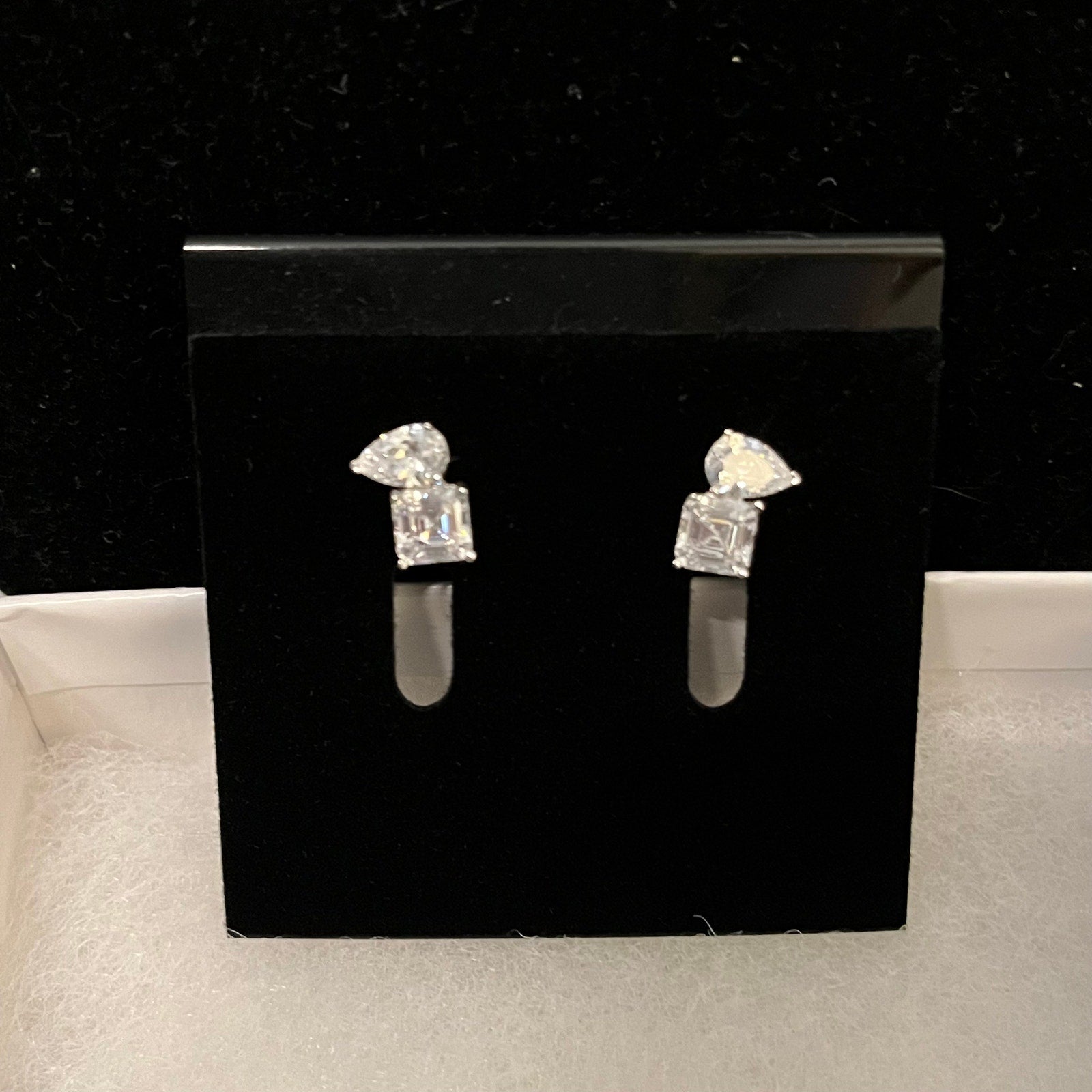 DanielMark Princess and Pear Earrings