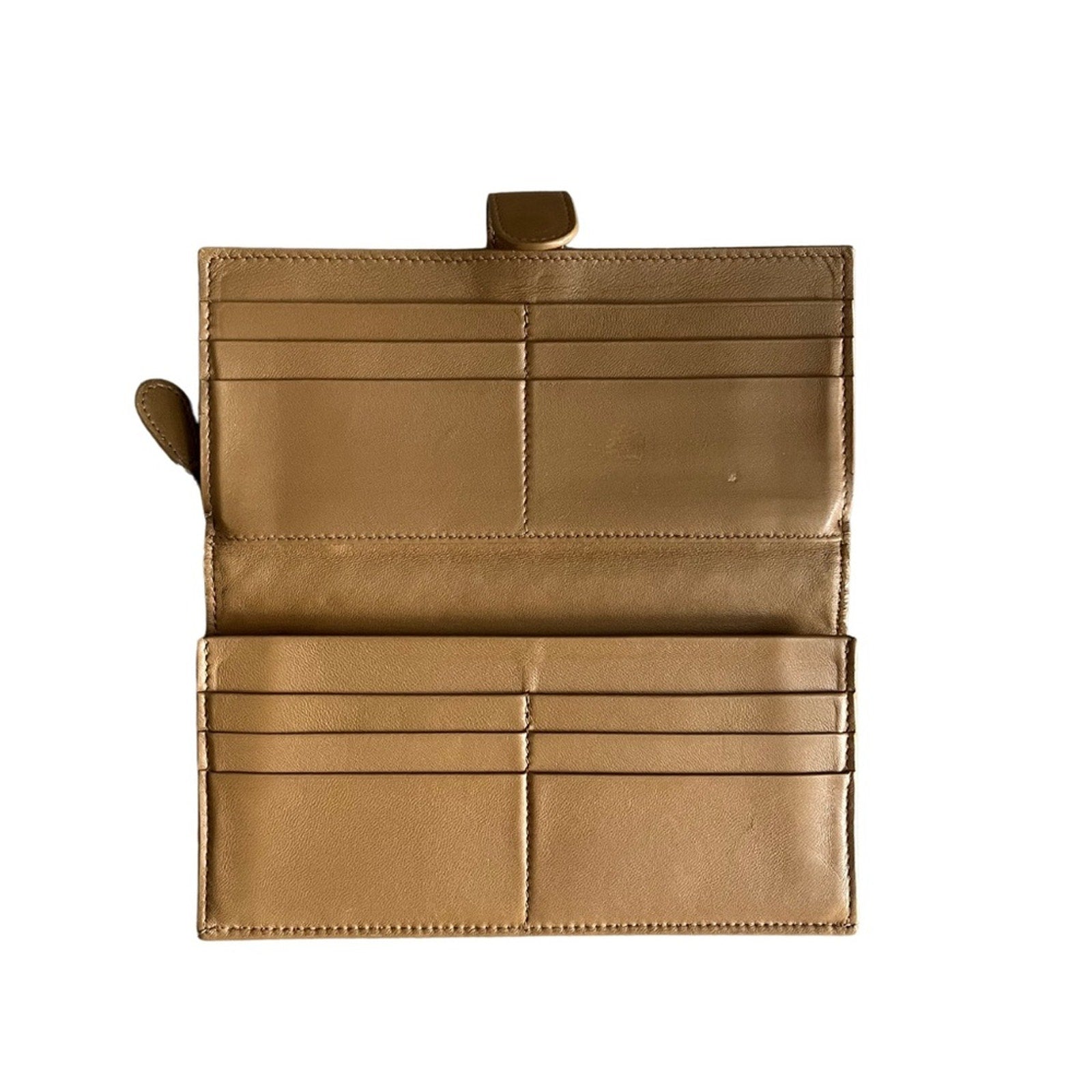 Bottega Veneta Camel Wallet