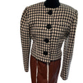 Houndstooth Black and White Blazer