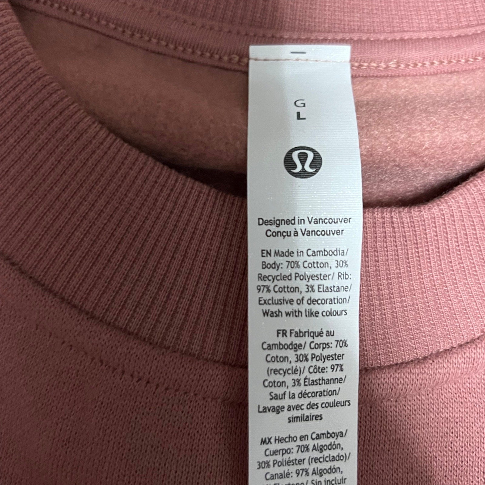 Lululemon W Steady State Oversized Crew