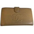 Chanel Camel Bifold Leather Wallet