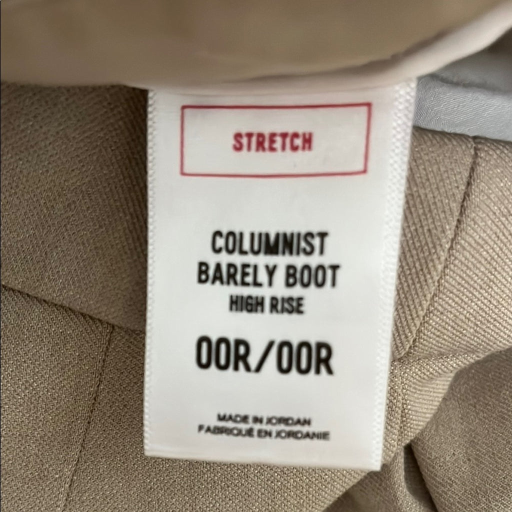 Express Tan Boot Cut Flare Pants