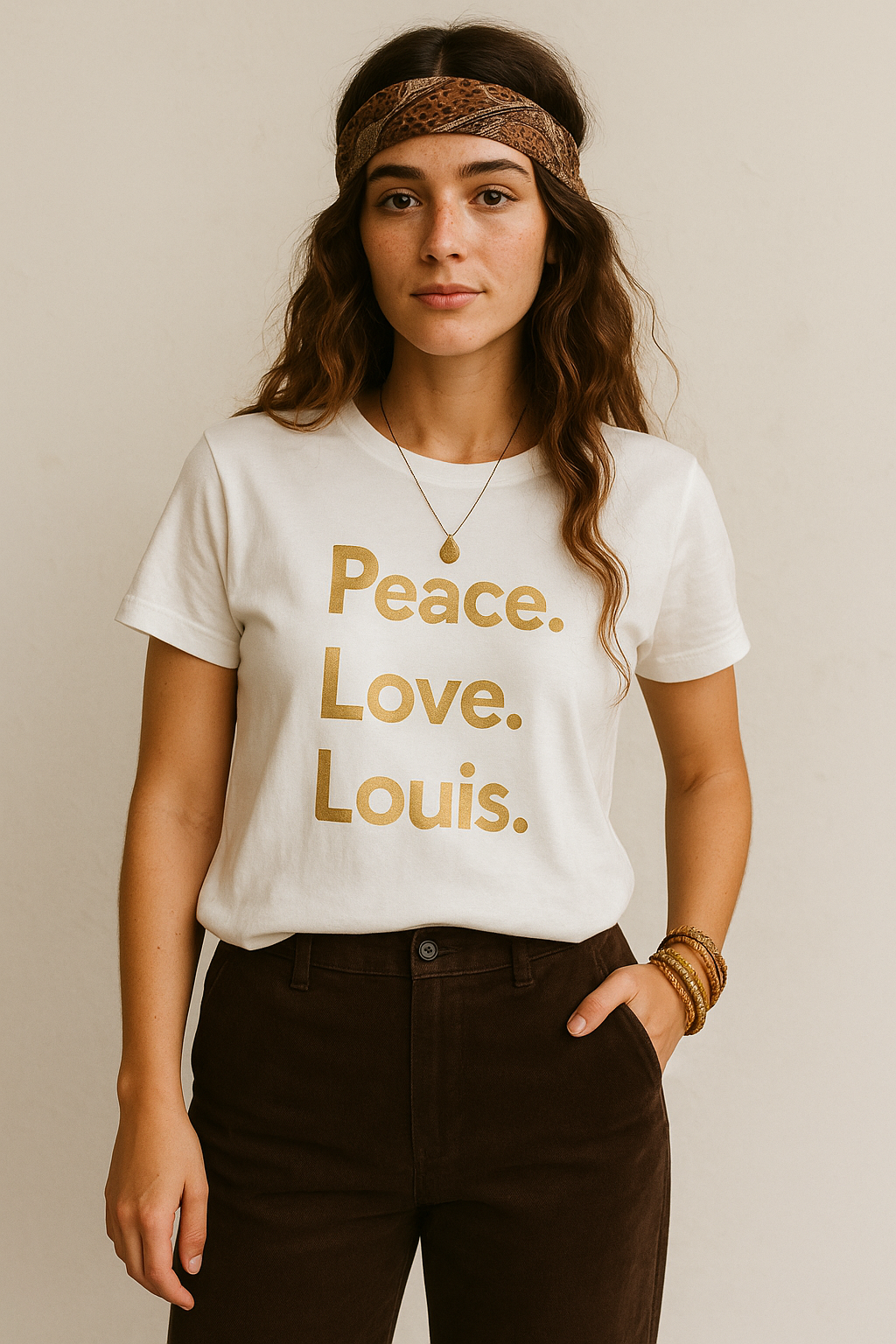 Peace love Louis tee