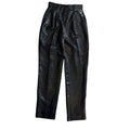 Emporio Armani Metallic Black Trousers