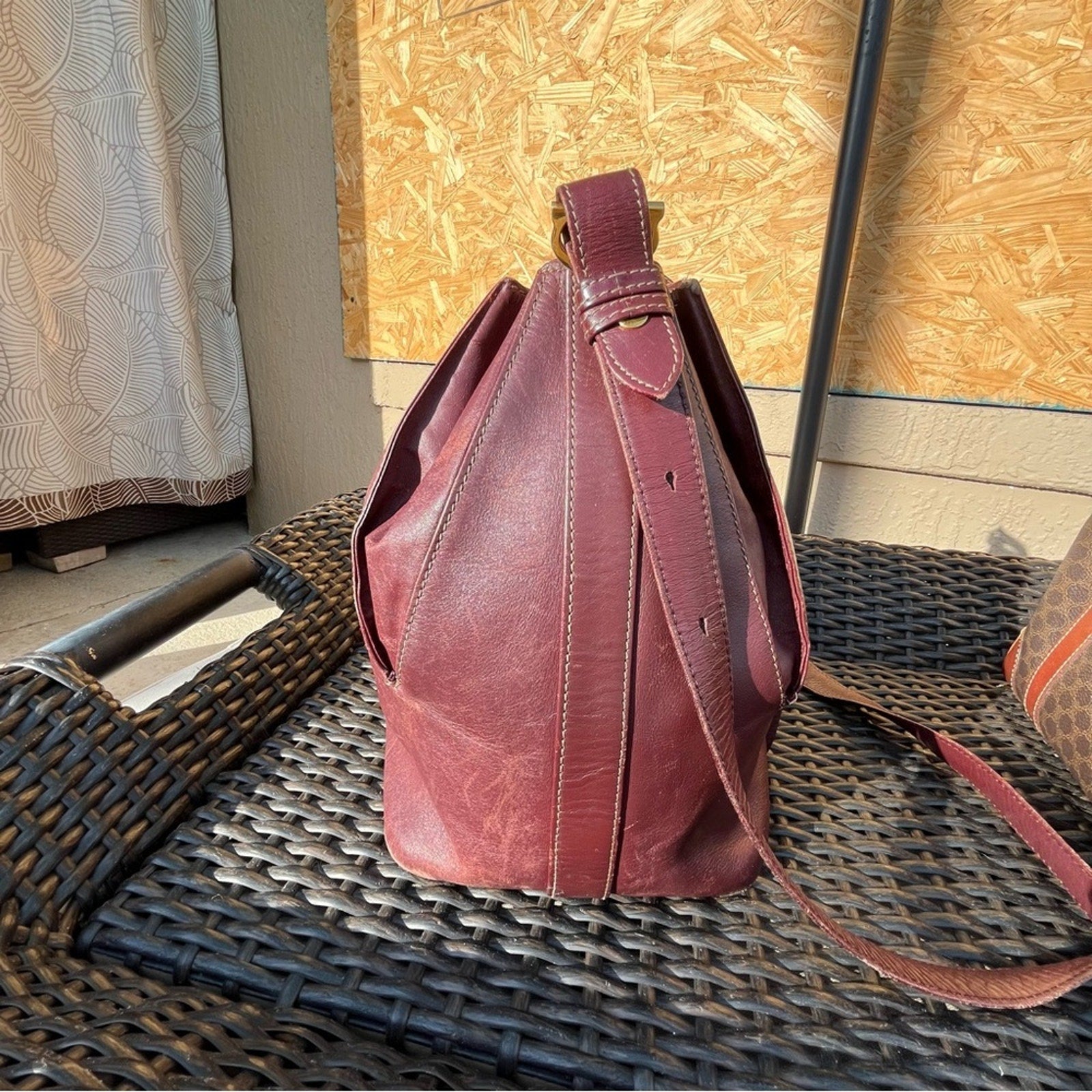 Cartier Seau Leather Bucket Bag