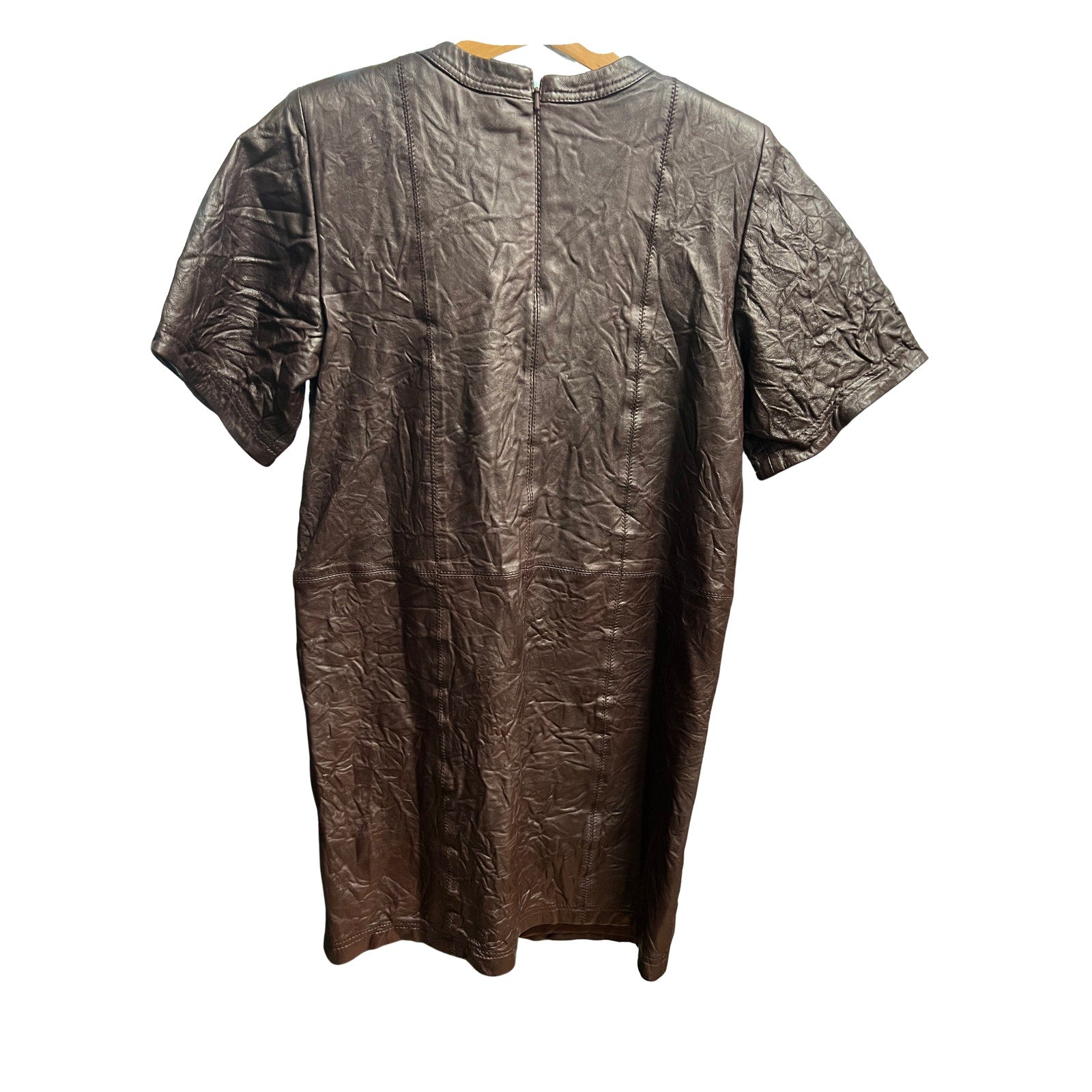 Zadig & Voltaire Brown Leather Dress New with Tags