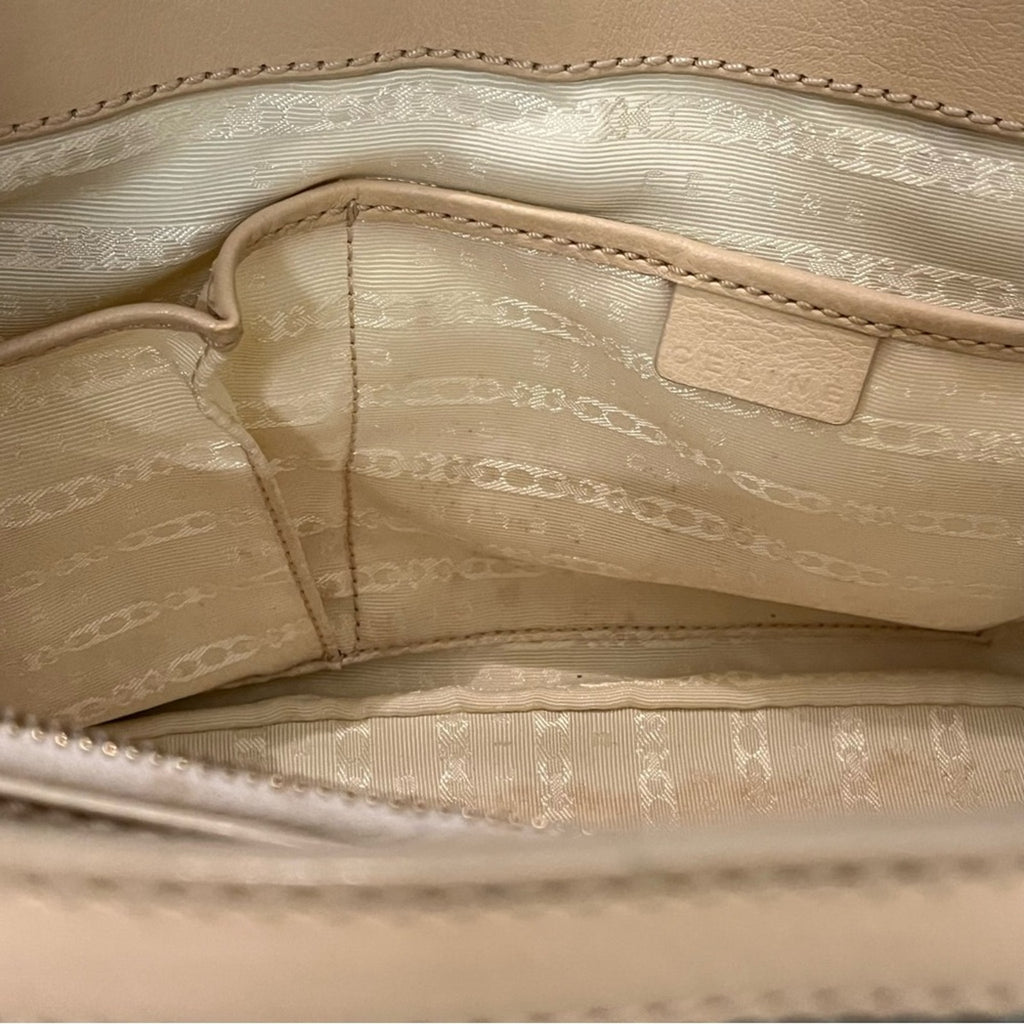 Celine Green Weave Boogie Satchel