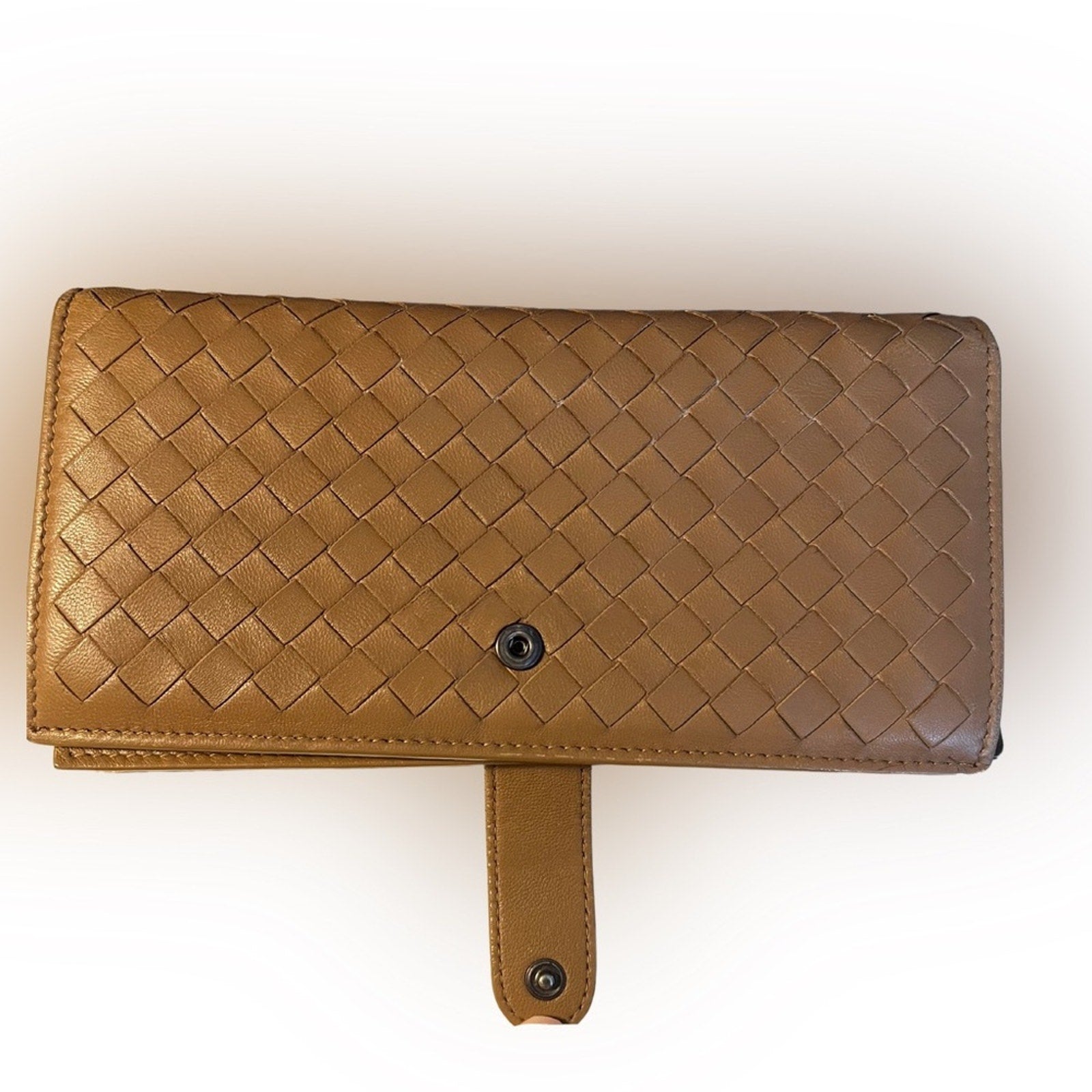 Bottega Veneta Camel Wallet