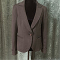 Lafayette 148 New York Grey Blazer Tailored Suit Jacket