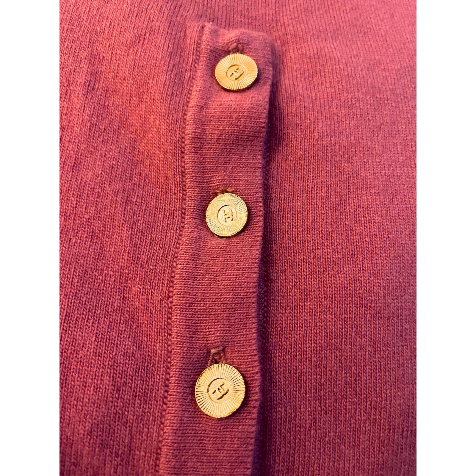 Chanel Cashmere Short Sleeve Sweater