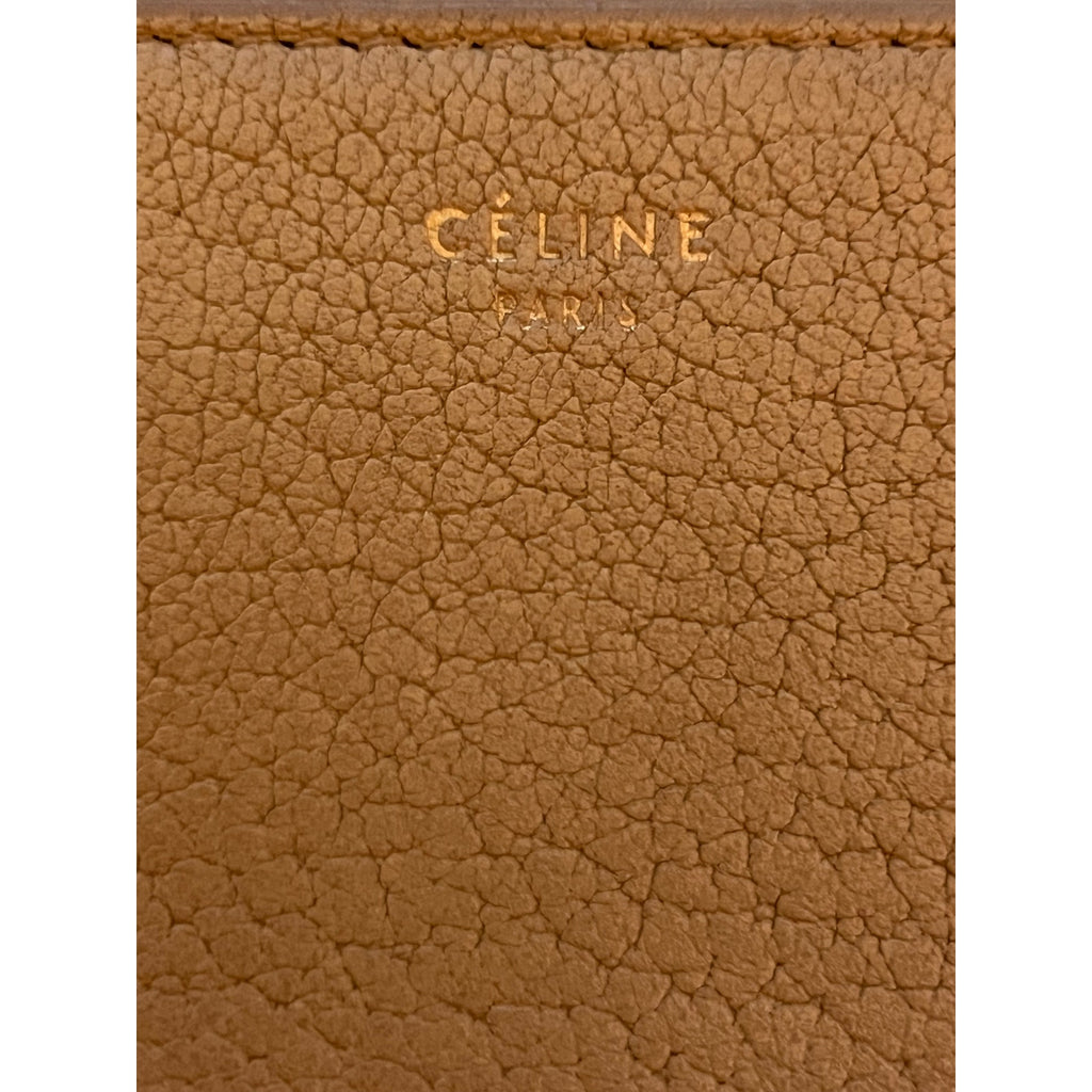 Celine Zip Around Wallet Leather Large Continental Wallet