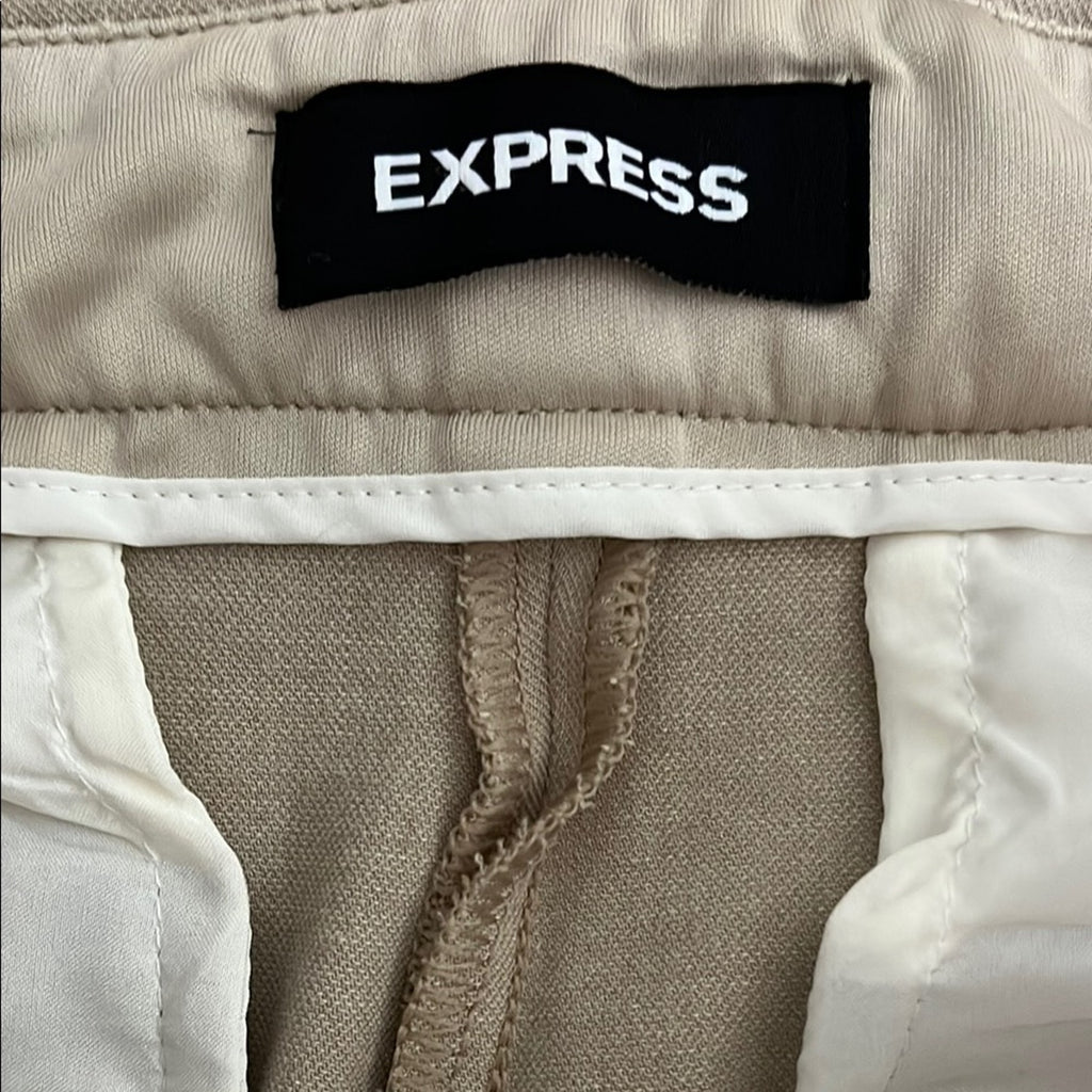 Express Tan Boot Cut Flare Pants