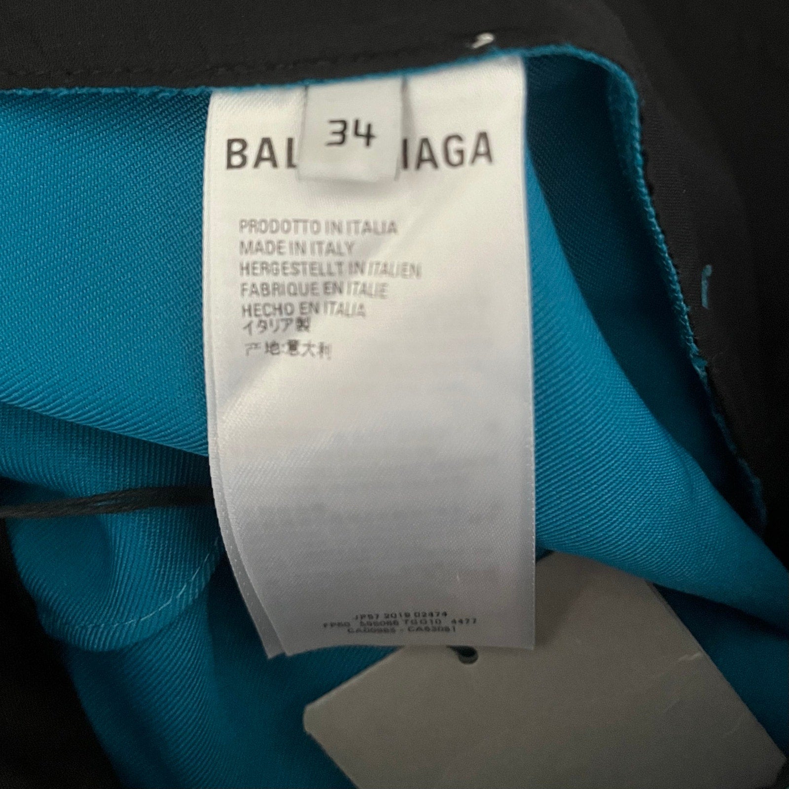 Balenciaga Blue Pants