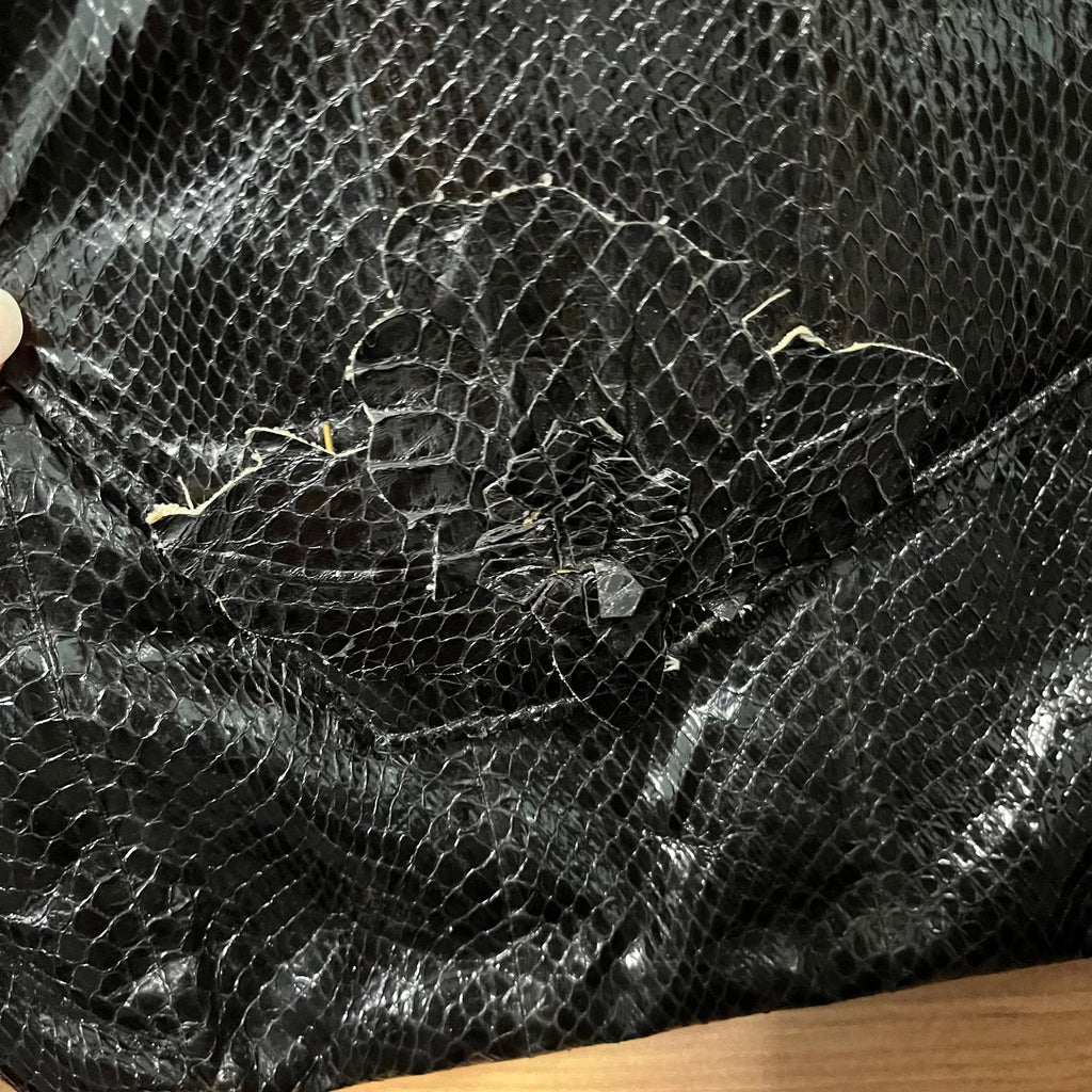 J. Renee Black Flower Clutch