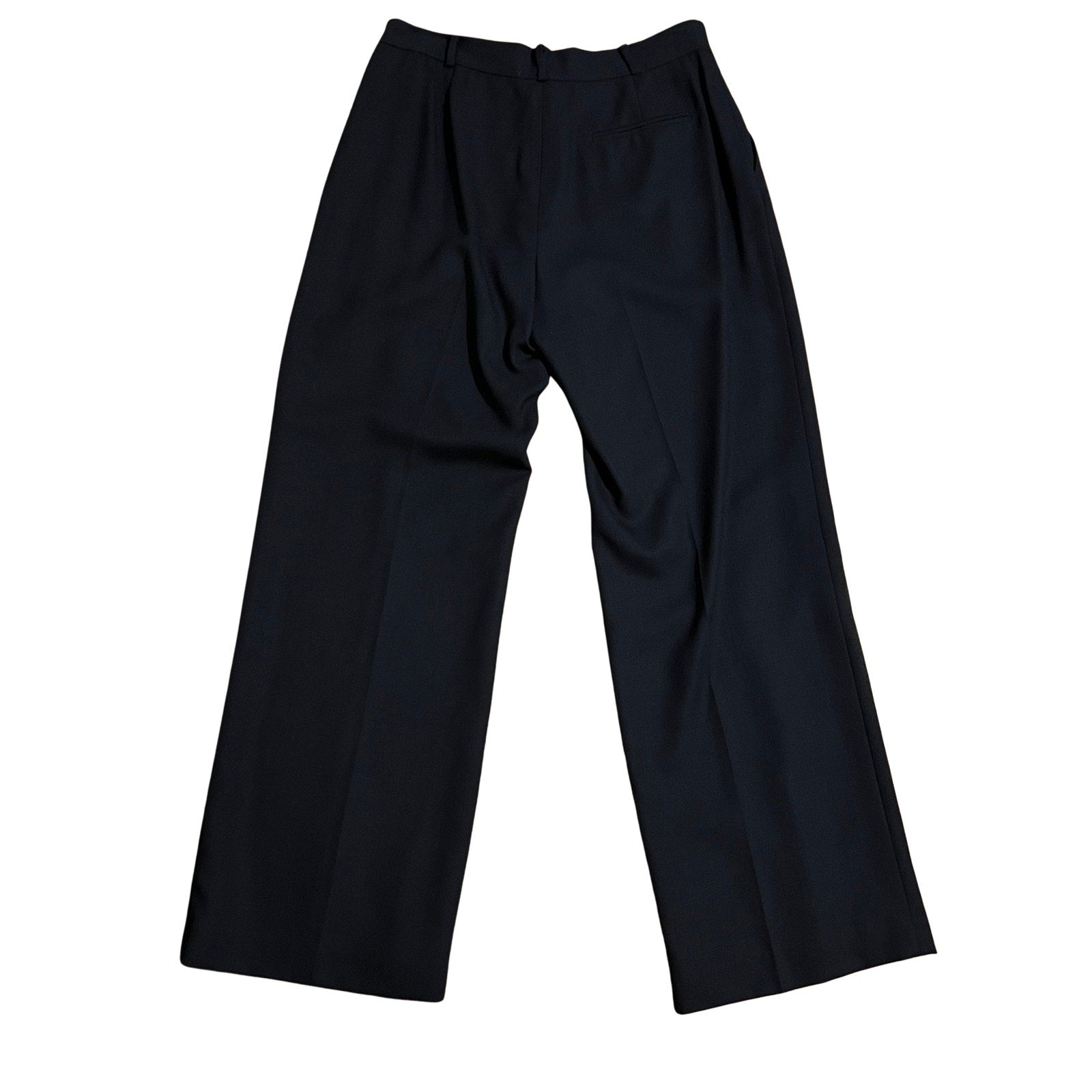 Lauren Ralph Lauren Tailored Navy Wool Blend Trousers