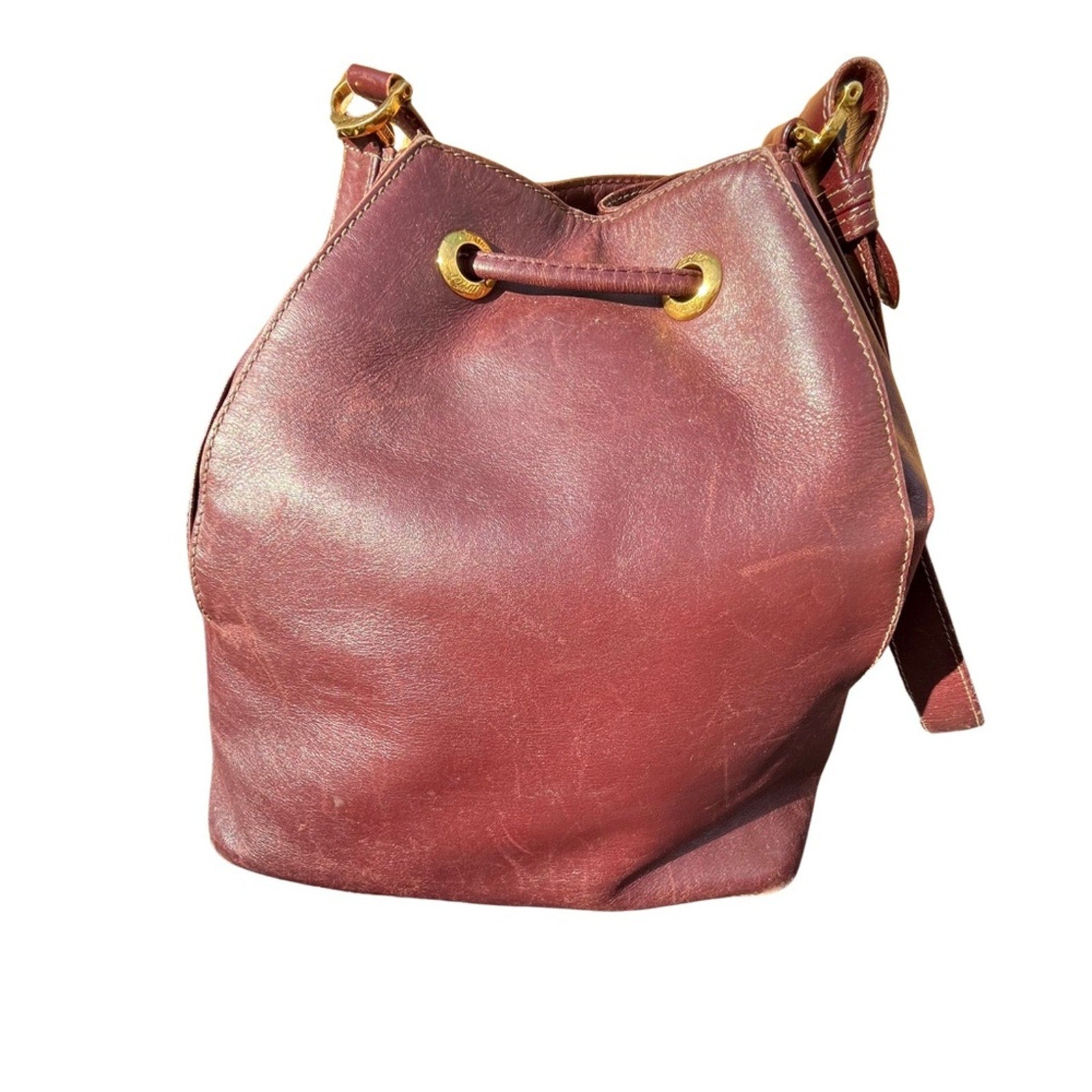 Cartier Seau Leather Bucket Bag